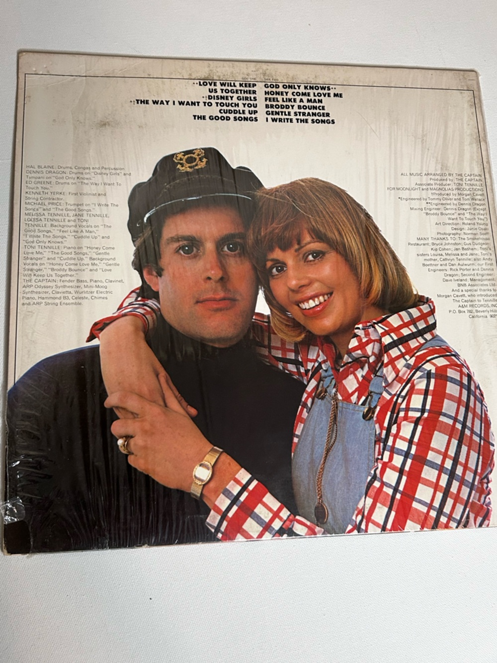 Vintage Vinyl Record Captain and Tennille Love Will Keep Us Together Album - Picture 5 of 5